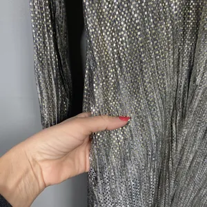 Anthropologie X Sabina Musayev Dress‎ Size M Eugine Gold Gray Accordian Tie Date thumbnail 8