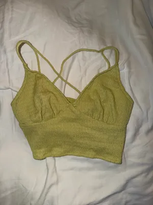 Lime Green Tank Top Shein thumbnail 2
