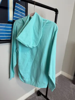 Teal Beach Chaser Hoodie Green Size L thumbnail 2