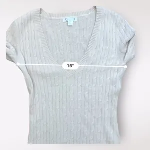 Anthropologie Aphorism Angora‎ Rabbit Hair Cable Knit Sweater Size S thumbnail 3