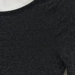 Lulus Gift of Love Black and Silver Backless Long Sleeve Bodycon Dress XS NWT thumbnail 13