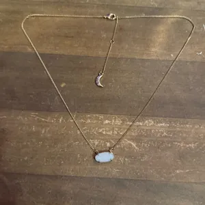 Luna Norte gold tone druzy quartz pendant necklace thumbnail 3