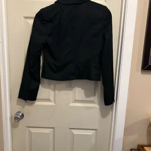 Old Navy Navy Fitted Blazer - medium thumbnail 6