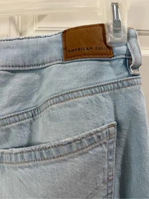 American Eagle Outfitters Light Blue Distressed Ripped Women’s Jeans Size 4 thumbnail 5