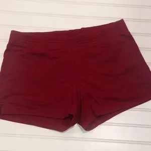 Champion red sweatshorts thumbnail 1