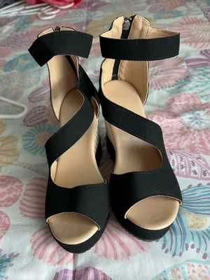 Black dress shoes Size 7 thumbnail 1