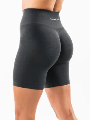 Alphalete Amplify ultra high rise bike contour gym active seamless shorts xs thumbnail 2