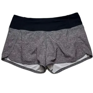 Lululemon Run Times Mid-Rise Short 4" Heather Lux Multi Black thumbnail 2