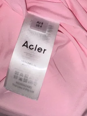 NEW ACLER Kendi Bead Embellished fairy floss pink Minidress Sz 4 thumbnail 9