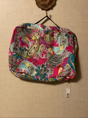 Paisley Print Travel Tote Bag - Multicolor thumbnail 3