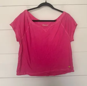 Hollister Women’s Medium Pink Y2K 2000s Cropped Shirt thumbnail 1