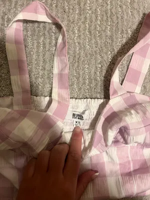 Steve Madden Purple Checkered Skirt Set thumbnail 7