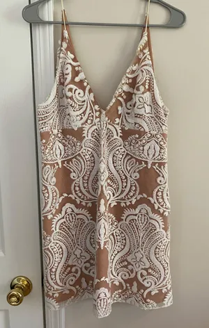Free People Night Shimmer Mini Dress thumbnail 3