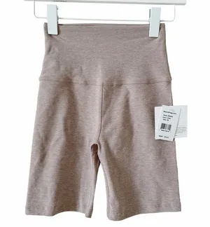 Beyond Yoga Spacedye High Waisted 7" Biker Short Chai Athleisure Sporty Outdoor thumbnail 1