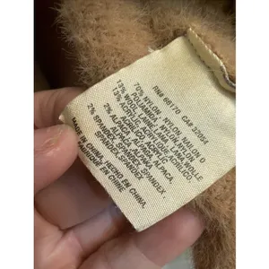 Anthropologie Sleeping On Snow Tan Open Cardigan Wool Alpaca Blend Soft Warm XS thumbnail 3