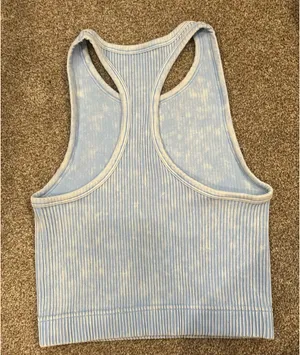 Light blue wash tank top Size M thumbnail 2