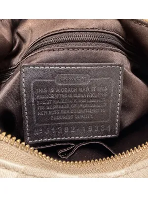 Coach Hobo Shoulder Bag Signature C Logo Canvas Medium Beige Brown thumbnail 6