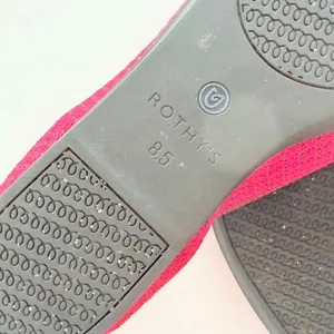 Rothy's The Point Loafer Scarlet Red Tweed Size 8.5 Flat Comfort RARE thumbnail 5