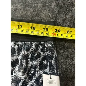 NWT Worthington Plus A-Line Skirt Winter Leopard Sequin Size 2X Lined Stretchy thumbnail 3