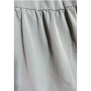 Arshiner Tiered Midi Dress Women NA Sage Green Excellent Puff Sleeve Cotton thumbnail 3