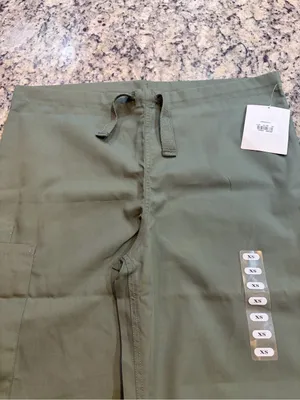 Cherokee Unisex Fit Olive Green Scrub Pants thumbnail 6
