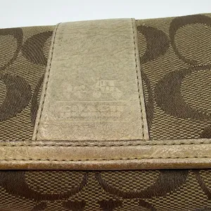 Coach Brown Signature C Canvas Bifold Wallet thumbnail 2