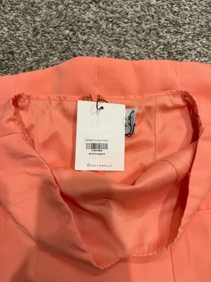 Hello Molly Can’t Stop This Dress Orange- Strapless thumbnail 5
