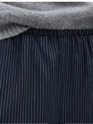 J.Crew Cosmo pant in pinstriped Italian studio wool thumbnail 2