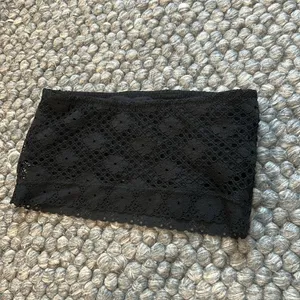 Aerie Black Crochet Bandeau‎ Top Size XS thumbnail 8