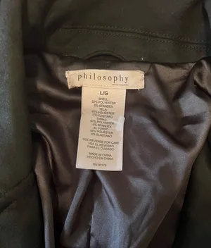 Philosophy Black biker fall jacket thumbnail 3