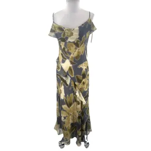 NWT By Anthropologie‎ Sleeveless Ruffled Maxi Dress Sz M thumbnail 3