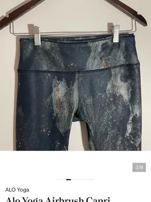 Alo Airbrush Cropped Leggings thumbnail 3