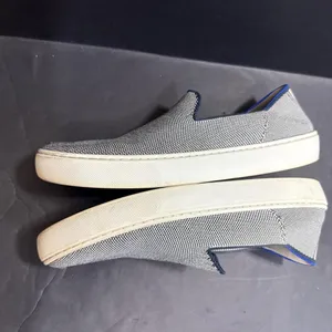Rothy's Minimalist Preppy Designer The Original Slip On‎ Sneaker 8 Anchor Navy thumbnail 4