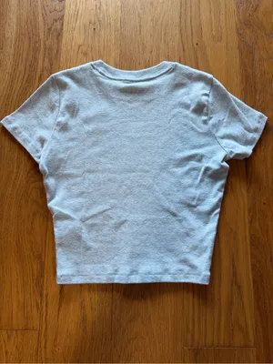 Hollister Light Blue Baby Tee thumbnail 2