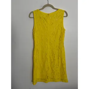Pappagallo Yellow Lace Summer Dress size 6 thumbnail 3