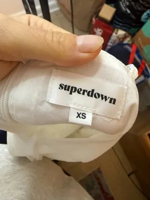 Superdown Fabiana White Ruched Mini Dress thumbnail 4