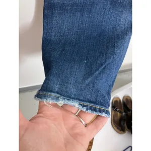 Silver Jeans Aiko Straight Leg Womens 29 Dark Wash Good Stretch Denim Distressed thumbnail 8