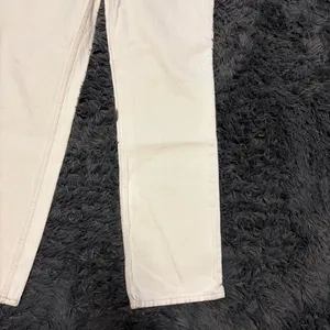 Abercrombie & Fitch faux leather top High Rise Cream 90s ultra highrise Jean 27 thumbnail 6