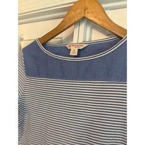 Brooks Brother Blue And White Stripe Top Size‎ XS thumbnail 4