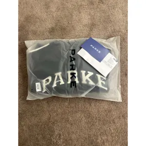 New PARKE Sport Stripe Mockneck Navy Blue SZ S/M thumbnail 4