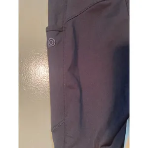 POP Fit Women's Size Medium Cargo Leggings Side Pockets Black High Rise Stretch thumbnail 9