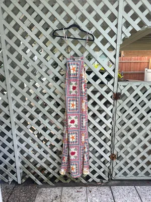 Anthropologie Tie-Neck Column Midi Dress thumbnail 4