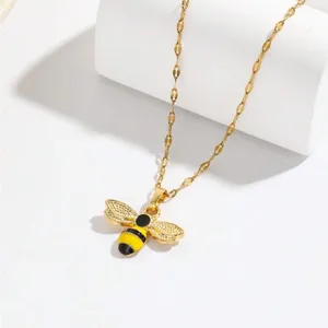 Gold Bee Pendant Necklace and Earrings set! New thumbnail 5