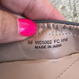 Cole Haan Gray Elsie Logo Ballet II Flats Patent Size 9B thumbnail 5
