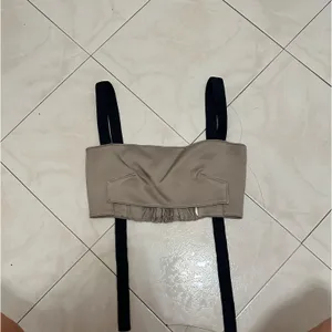 ZARA Satin Effect Crop Top thumbnail 2
