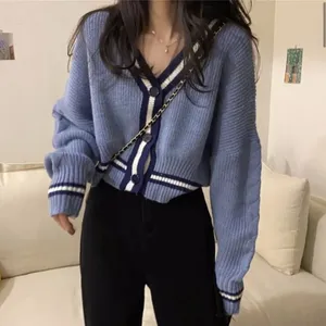 YesStyle Blue and White Cardigan thumbnail 1