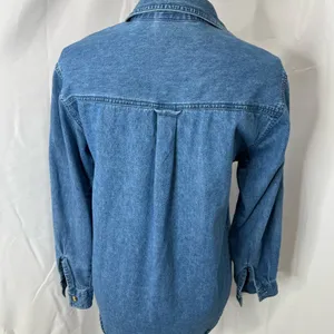 Vintage Bobbie brooks denim chambray embroidered shirt thumbnail 2