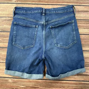 Old Navy Womens Shorts Sz 10 High Rise Cuffed OG Straight Secret Smooth Pockets thumbnail 2