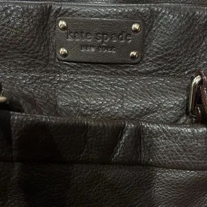 Kate Spade Brown Leather Bag Gorgeous Leather 15” Wide 8” Length thumbnail 9