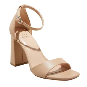 NEW A New Day Womens Shelly Heels Block 89469642 Tan Brown 9.5M thumbnail 1